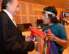 Foto de la galería: Rovira y Thomas firmaron un convenio para la construcción del Museo del Territorio Guaraní