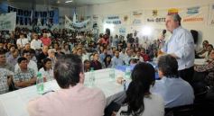 Foto de la galería: Lanzaron la candidatura de Ortellado en la sede del PJ