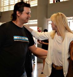 Foto de la galería: Karina Rabolini vino a Misiones a agradecer el acompañamiento a Scioli