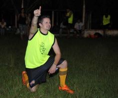 Foto de la galería: Futbolistas solidarios juntaron donaciones para un hogar de niños