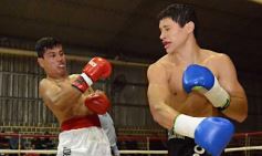 Sixto Fotografías. Deportes. Asociación Posadeña de Boxeo - La Joya volvió a brillar ante el paraguayo Vázquez