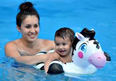 Foto de la galería: La pileta del Iplyc, la opción elegida por cientos de posadeños