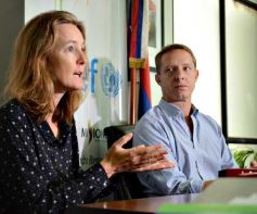Foto de la galería: El ministro Benmaor recibió a la representante de UNICEF en Argentina