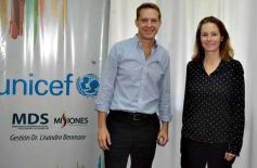 Foto de la galería: El ministro Benmaor recibió a la representante de UNICEF en Argentina