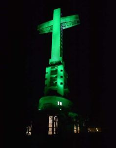 Foto de la galería: La Cruz de Santa Ana, de verde para conmemorar el Día de la Tierra