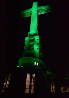 Foto de la galería: La Cruz de Santa Ana, de verde para conmemorar el Día de la Tierra