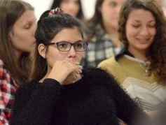 Foto de la galería: Ricardo Rouvier disertó en la sede local de la UCP