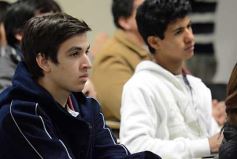 Foto de la galería: Ricardo Rouvier disertó en la sede local de la UCP