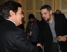 Foto de la galería: Cambios en la Ley de Ministerios y agasajo a la prensa en la Legislatura