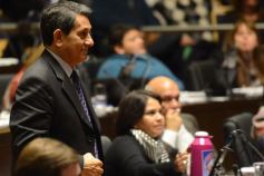 Foto de la galería: Cambios en la Ley de Ministerios y agasajo a la prensa en la Legislatura
