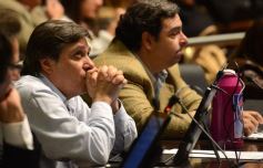 Foto de la galería: Cambios en la Ley de Ministerios y agasajo a la prensa en la Legislatura