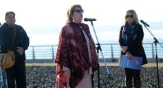 Foto de la galería: Legisladores descubrieron una placa en el monumento de Andrés Guacurarí