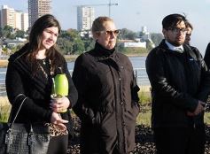 Foto de la galería: Legisladores descubrieron una placa en el monumento de Andrés Guacurarí