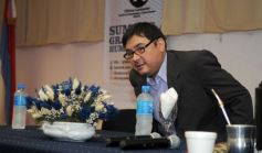 Foto de la galería: Marcelo Galeano presentó su libro "La Puerta Azul"