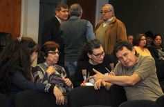 Foto de la galería: Marcelo Galeano presentó su libro "La Puerta Azul"