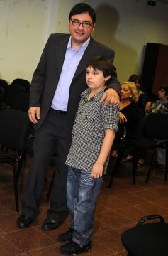 Foto de la galería: Marcelo Galeano presentó su libro "La Puerta Azul"