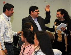 Foto de la galería: Marcelo Galeano presentó su libro "La Puerta Azul"