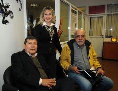 Foto de la galería: Marcelo Galeano presentó su libro "La Puerta Azul"