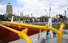 Foto de la galería: Presentaron el primer buque de acero construido en Misiones