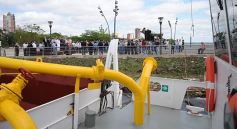 Foto de la galería: Presentaron el primer buque de acero construido en Misiones