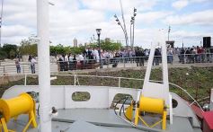 Foto de la galería: Presentaron el primer buque de acero construido en Misiones