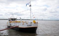 Foto de la galería: Presentaron el primer buque de acero construido en Misiones