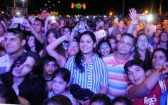 Foto de la galería: Inolvidable show de fuegos artificiales y recital de Miranda en la costanera