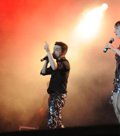 Foto de la galería: Inolvidable show de fuegos artificiales y recital de Miranda en la costanera