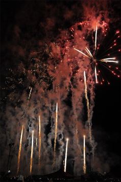 Foto de la galería: Inolvidable show de fuegos artificiales y recital de Miranda en la costanera