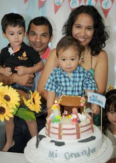 Foto de la galería: Gabriel Baltasar celebró a lo grande su primer añito
