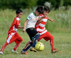 Foto de la galería: Los futuros cracks del fútbol misionero en acción