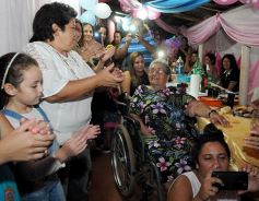 Foto de la galería: Los 91 años de María Daluz Lorenzo, entre asado y chamamé