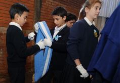 Foto de la galería: Los chicos de 4to. del Colegio del Carmen y un momento inolvidable: el juramento a la bandera
