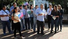 Foto de la galería: Podemos Misiones presentó a sus candidatos en la plaza 9 de Julio