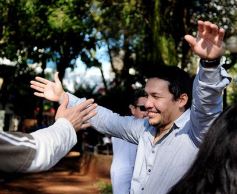 Foto de la galería: Podemos Misiones presentó a sus candidatos en la plaza 9 de Julio