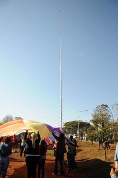 Foto de la galería: La EBY instala la primera antena para conectar wifi en el barrio A 4