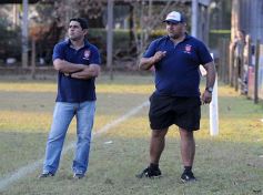 Foto de la galería: Los hinchas de Capri en las buenas y en las malas siempre alentando al azurro