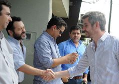 Foto de la galería: Marcos Peña visitó Posadas para apoyar a los candidatos de Cambiemos