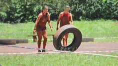 Foto de la galería: Primera prueba de carrera inclusiva en barro en el Centro de Cazadores