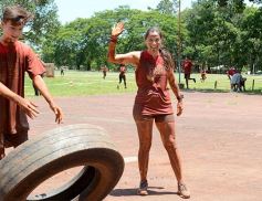Foto de la galería: Primera prueba de carrera inclusiva en barro en el Centro de Cazadores