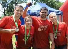 Foto de la galería: Primera prueba de carrera inclusiva en barro en el Centro de Cazadores