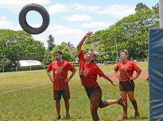Foto de la galería: Primera prueba de carrera inclusiva en barro en el Centro de Cazadores