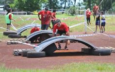 Foto de la galería: Primera prueba de carrera inclusiva en barro en el Centro de Cazadores