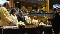 Foto de la galería: Juraron los nuevos diputados y volvieron a elegir a Carlos Rovira como presidente de la Cámara