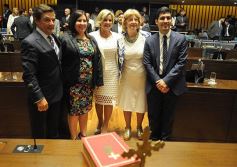 Foto de la galería: Juraron los nuevos diputados y volvieron a elegir a Carlos Rovira como presidente de la Cámara