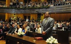 Foto de la galería: Juraron los nuevos diputados y volvieron a elegir a Carlos Rovira como presidente de la Cámara