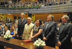 Foto de la galería: Juraron los nuevos diputados y volvieron a elegir a Carlos Rovira como presidente de la Cámara
