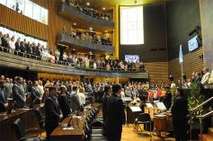 Foto de la galería: Juraron los nuevos diputados y volvieron a elegir a Carlos Rovira como presidente de la Cámara