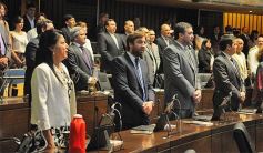 Foto de la galería: Juraron los nuevos diputados y volvieron a elegir a Carlos Rovira como presidente de la Cámara