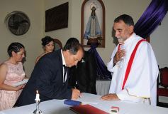 Foto de la galería: Marina y Lucas llegaron al altar: que vivan los novios!!!